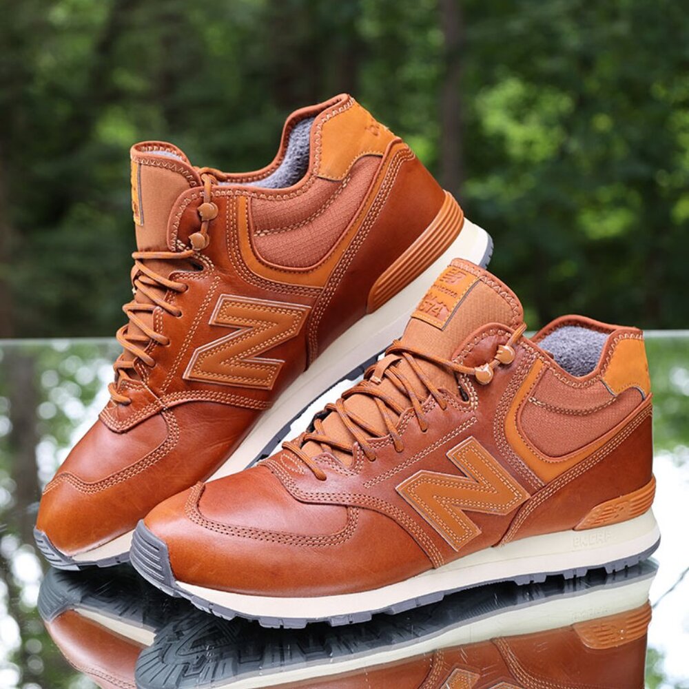 New Balance 574 Mid Rich Brown - Picture 4 of 13